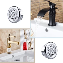 4PCS Bathroom Sink Overflow Ring, Round Sink Plug/Ring & Sink Hole Cover For Drain Cover Sink, Wash Basin Overflow Hole Plug Back To School - Silver - View 5