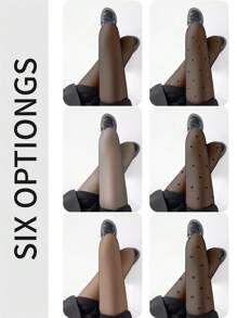 大码女式性感超弹力紧身裤和打底裤 - 柔软防钩丝抗起球袜，适合居家办公、户外探险和日常通勤