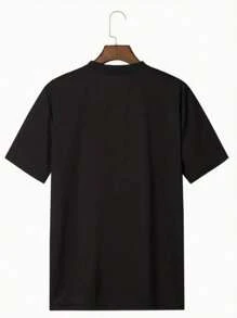 Camiseta digital estampado para hombre 1Pcs 220g 100% algodón estilo emblemático de Better Call Saul - Negro - Ver 2