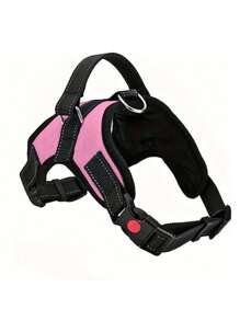 Dog Harness For Small, Medium, Large Dogs,Reflective No-Pull Dog Harness With Breathable Design And Handle