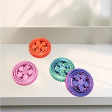 1/2 Gloednieuwe 3D-geprinte draaiende bal speelgoed, O-vormige gyroscoop zwaartekracht draaiende speelgoed, sensorische fidget speelgoed, autisme vingerafdruk gyro speelgoed, draagbare vingerafdruk gyro speelgoed bureau speelgoed, gadgets voor angstverlichting, perfect voor verjaardagsfeest cadeaus, cadeauzak vullingen, Valentijnsdag cadeaus, paasmand vulling