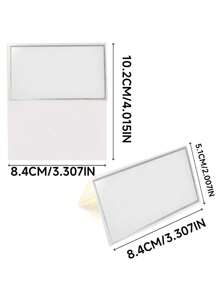 30/50 件定制桌号个性化婚礼座位卡，优雅的餐桌装饰，适用于接待公司活动，可重复使用的卡片纸座位卡夹，批量订单带有文字设计 - 彩色 - 查看 7