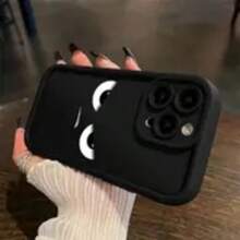 1 件渐变彩绘精灵醒目楼梯愤怒面孔软手机壳，适用于 16、16pm、Infinix Smart 7、Spark Go 2024、Infinix Hot 40/40PRO/SPARK 20 PRO、Galaxy S25 Ultra 防水防震防摔防刮 - 黑色 - 查看 5