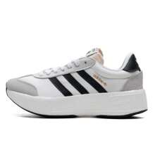 Adidas Originals CITY RNR 三葉草男鞋女鞋 運動鞋輕便慢跑鞋緩衝耐磨休閒鞋 JI0831 - 白/黑色/晶白 - 查看 1