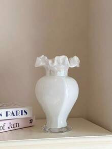 Vase en Verre d'Influence Classique - Décoration Élégante pour Table et Culture en Eau - Bouteille White Beauty - Voir 1