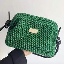 Bộ 4 sợi (100g*4) 100% Polyester Sợi vải thun nhiều màu ánh kim, thích hợp cho chỉ đan DIY, chăn thủ công, thảm móc, trang trí nhà cửa - 0615 - Xem 10