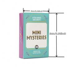 MINI MYSTERIES Tarot-Infused Game, Standard Size, For Solving Puzzles And Fun, With Mysterious Card Patterns, In A Compact Box. - Multicolor - View 2
