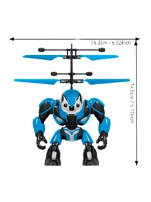 Gesture Sensing Hover Aircraft Sci-Fi Warrior Sensing Levitation Flying Toy, Smart Gesture Sensing Crash-Resistant Levitating Mecha Aircraft Helicopter Drone Toy Gift For Children