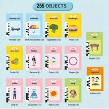 224/510 Words Youngsters Talking Flash Card Reader, 112/225 Double-Sided Cards, Blue & Pink, Rechargeable, Educational Interactive Toy, Learning Flash Card Machine, Gift For Holiday Season, Birthday,Easter - 藍色 - 查看 10