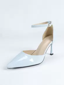 2025 Women's Pointed Toe High Heel Fashion Pumps,Elegant - Blue - View 3