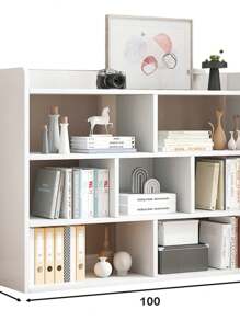 Corner Furniture: Minimalist Bookcase - Multicolor - View 2
