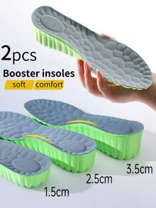 1 Cặp lót giày hình đám mây, đồ dùng ngoài trời và gia đình - Xanh lá cây: cao hơn 1,5cm - Xem 2