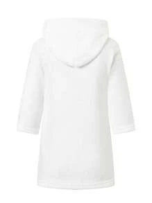 Boys' Flannel Hooded Bathrobe With Belt, Long Sleeve Soft Comfortable Home Wear, Suitable For Bath And Home, Thicker For Autumn/Winter