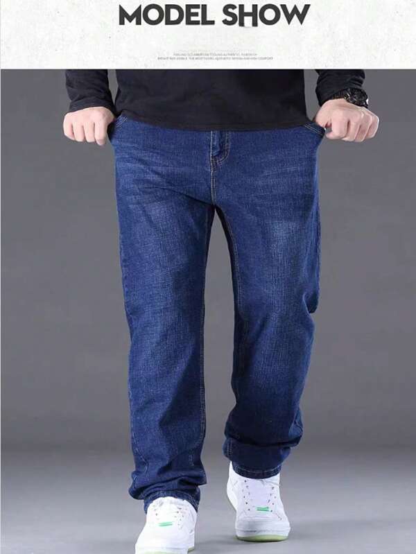 DG XUNLIN MODA 2025Pantalones de Mezclilla largo  Los hombres de alta calidad son sólidos, negros, grises, azules, con jeans casuales de Negocios de tubo recto, imprescindibles, versátiles y accesibles en todas las estaciones