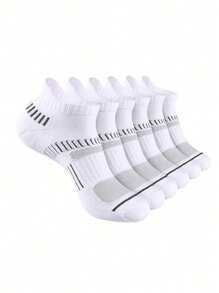 12 pares de calcetines cortos para tobillo para hombre, con almohadillado, que absorben la humedad, ultra suaves, transpirables, minimalistas y de moda, para uso en primavera y verano, para parejas
