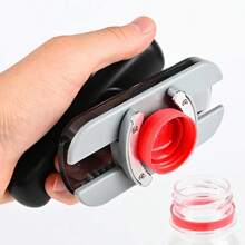 1/2 Pieces Adjustable Multi-Purpose Bottle Opener, Easy Grip Can Opener And Bottle Opener - Manual Jar Lid Clip, Durable Metal, Ergonomic Grip, Jams And Sauces, Jar Lid Clip, Manual Can Opener, Kitchen Essentials, Manual Can Opener | Smooth Metal Surface | Durable Metal Construction, Kitchen Can Opener, Everyday Use, Bottle Opener Gift