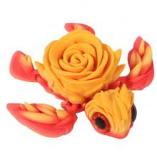 3D Drukowane Urocze Ozdoby Z Serii Życia Morskiego, Realistyczne Kraby, Różane Żółwie -- Nadają Się Do Dekoracji Domu, Biura I Samochodu. Dekoracje Bożonarodzeniowe I Walentynkowe