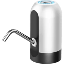 1pc Electric Water Bottle Dispenser, USB Rechargeable Automatic Water Pump, Fits 3-5 Gallon Water Bottles, Portable Drinking Bottle Dispenser For Home, Camping, Office Use