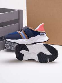 1 Pair Kids Breathable Mesh Running Shoes, Anti-Slip Soft-Sole Casual Sneakers For Boys & Girls, Suitable For Spring/Summer/Autumn