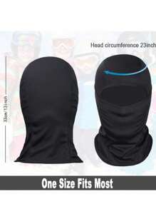 1pc Unisex Face Mask, UV Protection Shield, Lightweight Motorcycle/Skiing Face Protector
