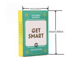 JUEGO INTELIGENTE inspirado en el Tarot, tamaño estándar, para desafíos intelectuales, con diseños de tarjetas elegantes, en una caja de calidad.