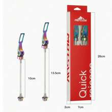 1pc Mountain Bike & Road Bike Disc Brake Quick Release Axle Skewer, Aluminum Alloy Fixed Axle Pull Rod