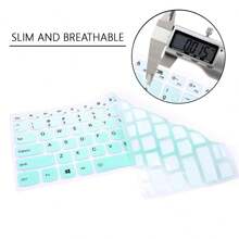 1 Pieza Funda de teclado de silicona multicolor en inglés ANSI para Yoga C940 C740 14" | Yoga C930 930 920 13.9" | Para Flex 14 14" | Yoga 720 720S 730 13.3" | Yoga 730 15.6" | Yoga 720 12.5", Protector de teclado impermeable de colores, rosa y verde
