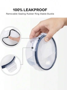 48 pièces/set Boîte de rangement pour aliments, boîtes à lunch, boîte de conservation des aliments avec couvercle facile à fermer (24 couvercles + 24 contenants) - Récipient en plastique hermétique pour utilisation dans les garde-manger, les voyages, les pique-niques, l'organisation de la cuisine, comprend des étiquettes et des marqueurs
