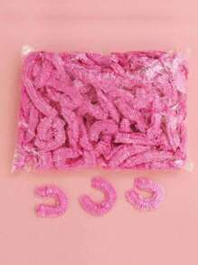 50/100/150/200 piezas Gorro de ducha desechable de plástico, Gorro de ducha para teñir el cabello, Gorro de salón de belleza de plástico