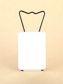 1 PIEZA Espejo de maquillaje blanco cuadrado de doble uso montado en la pared y espejo de maquillaje de escritorio - El mejor regalo para mamá, tía, abuela, hija, sobrina, hermana, amiga, novia, esposa, novia, dama de honor, madrina