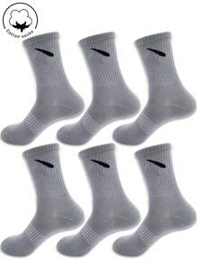 1/2/4/6/10 Pairs Of Men's Crew Socks,Cotton Sock,Long Socks,Weeklysocks ,Black Socks,White Socks,Short Socks,Autumn/Winter/Spring/Fall/Sunmer Socks,Breathable, Moisture Wicking, Sports, Business, Leisure, And Seasonal Socks With Random Colors