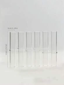 1 件玻璃试管花瓶，水培植物装饰，可折叠家居装饰品，花园装饰，花盆，户外装饰