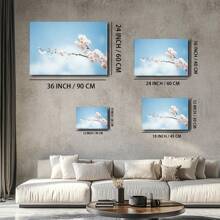 1Pc Spring Scenery Flowers Canvas Wall Art For Living Room Wall Decor For Bedroom Bath Framed Wall Poster Art Prints Pictures Home Decor2