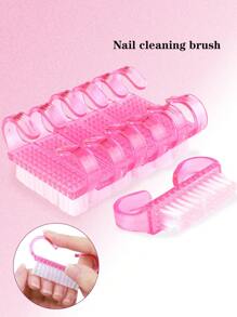 10/3/1 Pc Nail Cleaning Brush, Transparent Nail Cleaner, Manicure Nail Cleaning Tool, Used For Removing Nail Dust