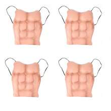 男性假肌肉腹部服装道具男士胸部腹肌塑身器男士角色扮演假肌肉胸部假肌肉 - 彩色 - 查看 4