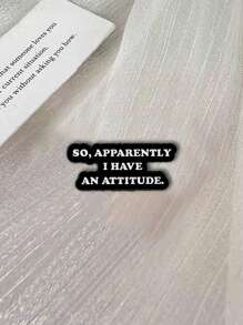 1pc Cartoon Letter Quote Creative Personalized Burning Bus Magic Cat Decorative Zinc Alloy Brooch