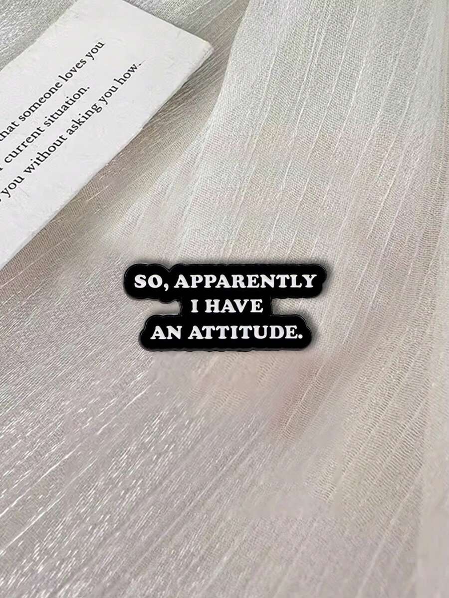 1pc Cartoon Letter Quote Creative Personalized Burning Bus Magic Cat Decorative Zinc Alloy Brooch