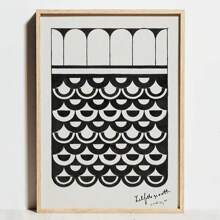 1pc Unframed Modern Geometric Bauhaus Exhibition Poster, Bauhaus Movement Prints, Minimalist Abstract Wall Art Canvas, Suitable For Modern Home Decor, Framed Wall Art - Multicolor - View 107