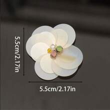3D Handmade Sequin Flower Patch, Suitable For DIY Decoration On Clothes, Hats, Bags