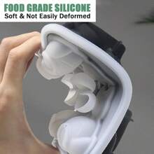 1 件装硅胶冰格，卡通猫冰淇淋模具，家用制冰机，冰球，冰棍模具 - 彩色 - 查看 3