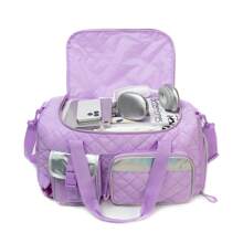 2PCS Duffle Bag For Travel Bag For Girl Weekender Bags For Girl Travel With Makeup Bag Gym Bag Hospital Bag For Girl With Toiletry Bag Dance Bag With Shoes Compartment - New Travel Bag Set - View 3