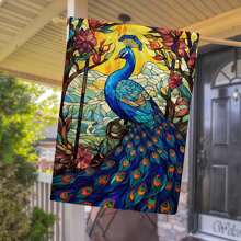 1pc Welcome Garden Flag, Double Sided Garden Yard Flag, Home Decor, Outside Decor, Yard Decor, Garden Decor, Holiday Decor, No Flagpole 18*12 Inches/ 45*30cm