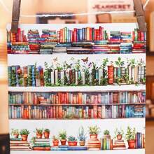 1 Rotolo di Nastro Decorativo in PET, Serie a Tema Libri per Fai Da Te, Costruzione di Scenografie, Forniture Scolastiche, Ritorno a Scuola