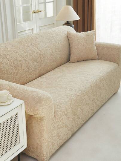 1 件提花弹力沙发套加厚防滑沙发套适用于客厅卧室户外沙发保护防宠物污渍 4 季沙发座垫套适用于 L 型单座躺椅和 1/2/3/4 座沙发秋季家居装饰沙发盖罩四季易于安装和拆卸