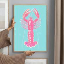 1pc Colorful Sardine Lobster Fish Ocean Animal Poster Prints Perfect Design Nordic Modern Living Room Home Decor Gift No Frame