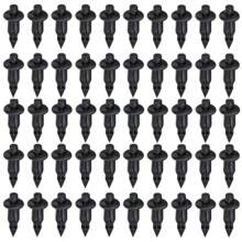 100 piezas Remaches de 6mm universales para carrocería de motocicleta, sujetadores de panel, tornillos para Suzuki, Kawasaki,