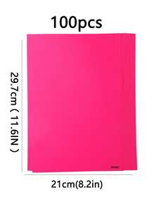 100pcs/Pack A4 Color Printing Paper, 70gsm Colored Copier Paper, Suitable For Advertising Printing, Handmade Origami, Variety Of 20 Fluorescent Colors To Choose From,School Supplies,Back To School