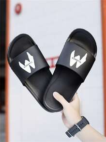 大码男士拖鞋，新款夏季时尚室内防滑防臭厚底浴室淋浴户外运动凉鞋 - 彩色 - 查看 9