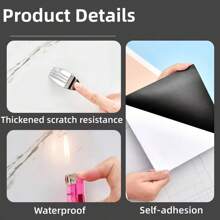20PCS Self-Adhesive Black Marble PVC Cladding Wall Panels For Kitchen Bathroom Carnival Home Sticker - Albaricoque - Ver 10