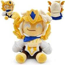 饼干跑酷王国毛绒玩具 10 英寸柔软影子牛奶饼干毛绒玩具，适合儿童和粉丝的可爱毛绒动物，柔软的游戏角色玩具，适合 4 5 6 7 8 9 岁男孩和女孩。 - Cookie Run Kingdom Plushie - 查看 9